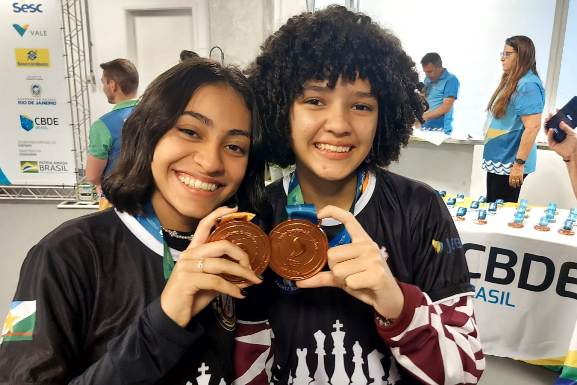 JEBs: Roraima conquista duas medalhas na competição de Xadrez