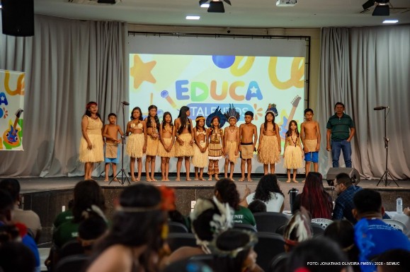 Audições da 5ª edição do Educa Talentos começam com apresentações de escolas indígenas e do campo